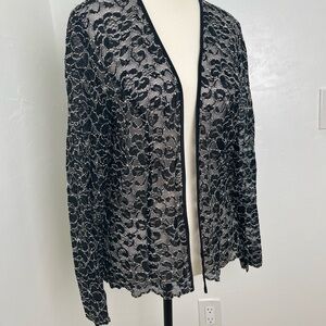 Patra Floral Lace Blazer  Jacket Size 8 Women's Cocktail‎ Party Formal